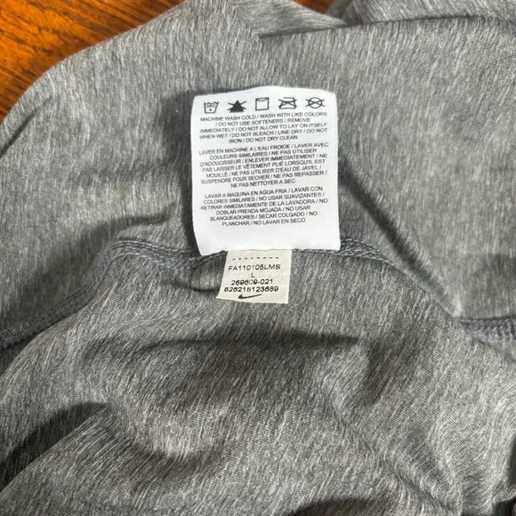 Nike Pro Combat Dri Fit Fitted GreyShort Sleeve Performance Men’s Large Shirt - Picture 11 of 12